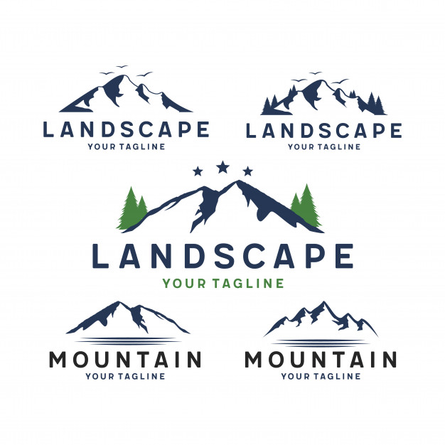 大山户外登山露营logo标志