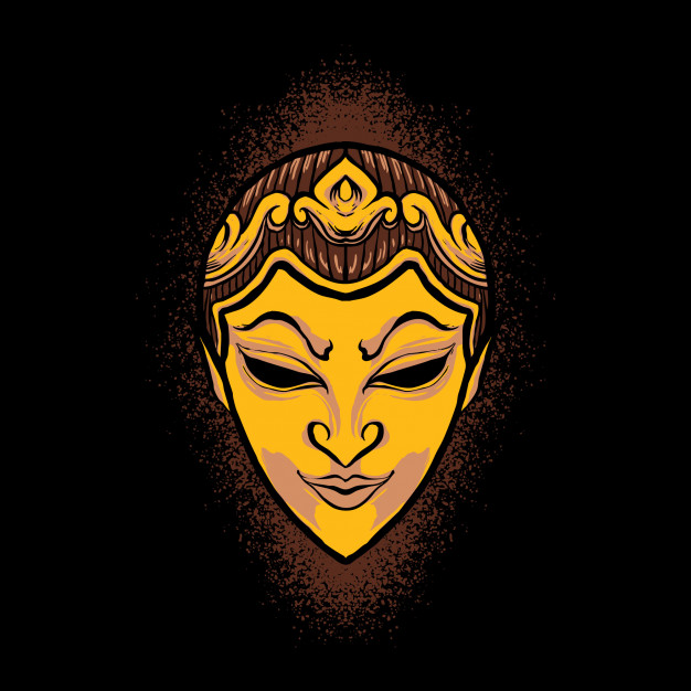 女性面具妇女头像