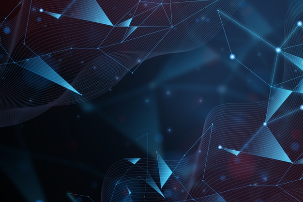 抽象的科技粒子背景设计