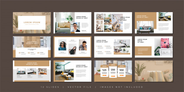 企业宣传册画册PPT模板，