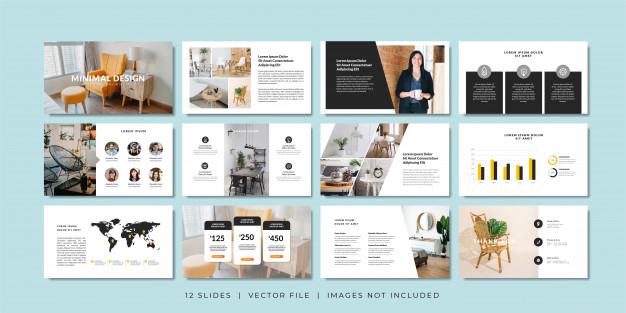 企业宣传册画册PPT模板，