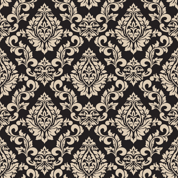 复古欧式装饰锦缎图案花纹