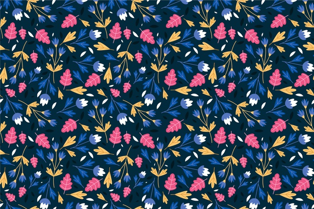 花卉背景无缝图案