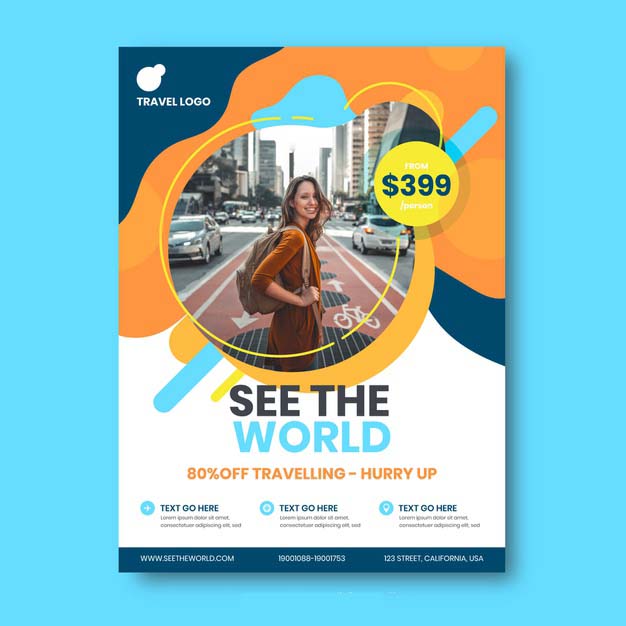 旅游海报模板照片