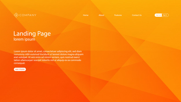 抽象渐变几何背景模板