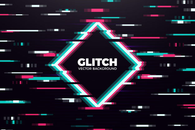 故障艺术风格背景