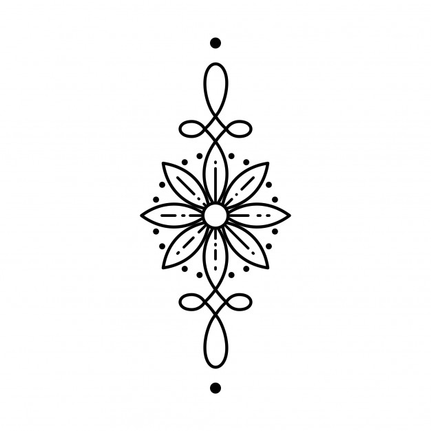 几何纹身花纹图案