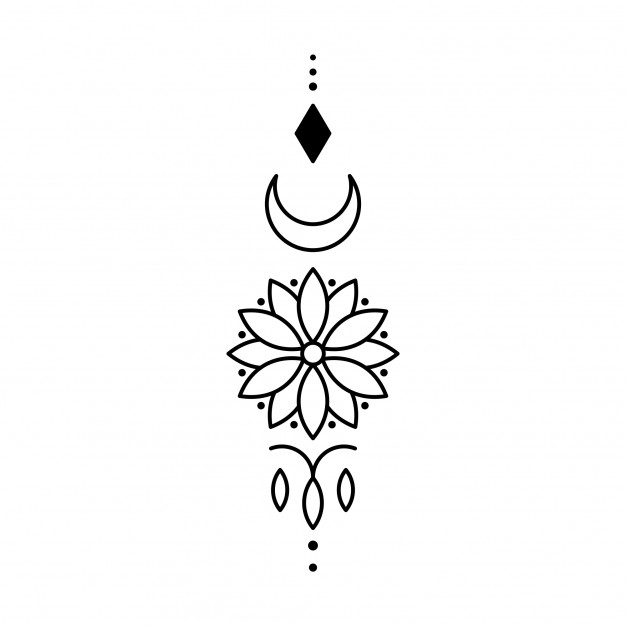 几何纹身花纹图案