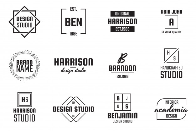 抽象简约横幅，海报，传单的标志