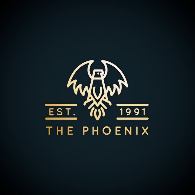 凤凰logo标志模板样式