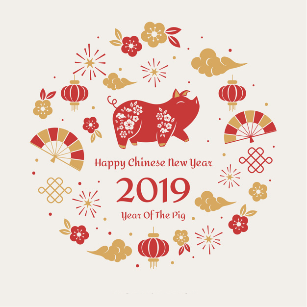 新年春节设计元素背景