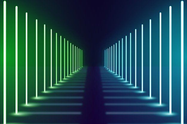 霓虹灯黑暗背景