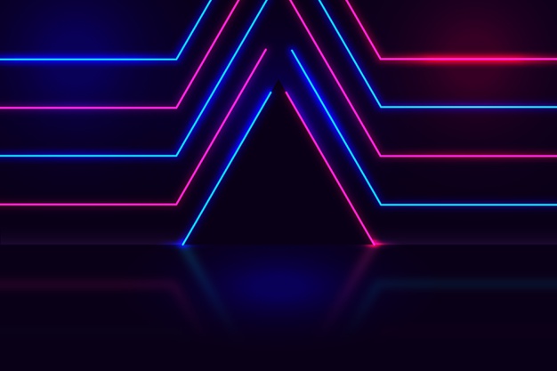 科幻激光霓虹灯背景