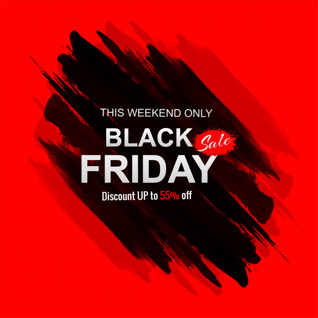 黑色墨迹纹理背景促销标签