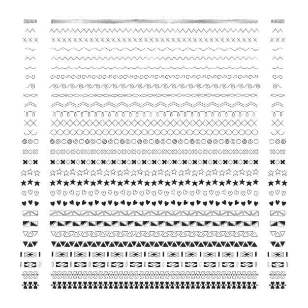 分割线线设计元素矢量合集