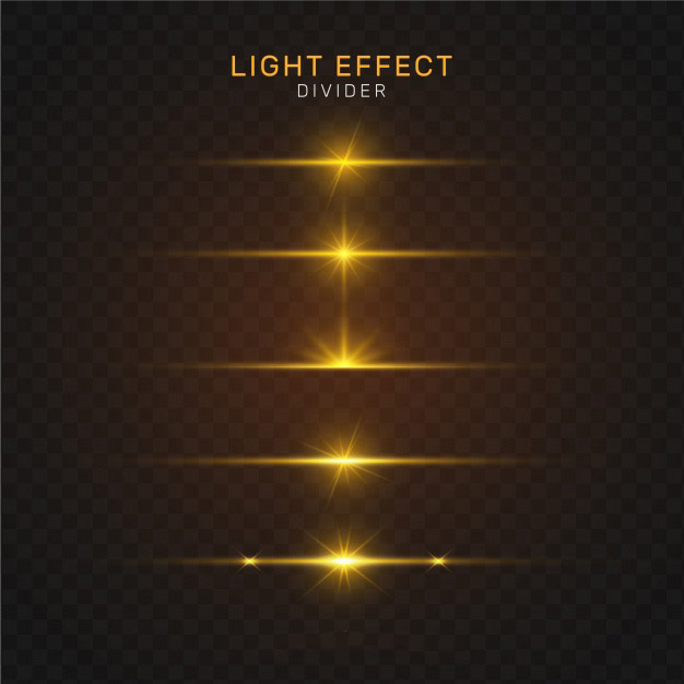 发光装饰线条元素