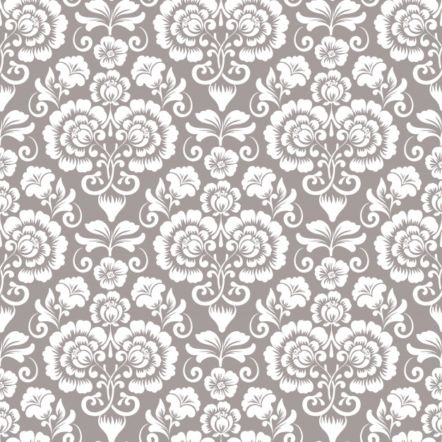 巴洛克风格复古绸缎布纹无缝平铺花纹底纹