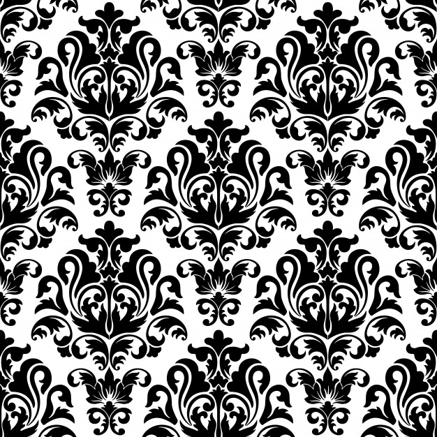 巴洛克风格复古绸缎布纹无缝平铺花纹底纹