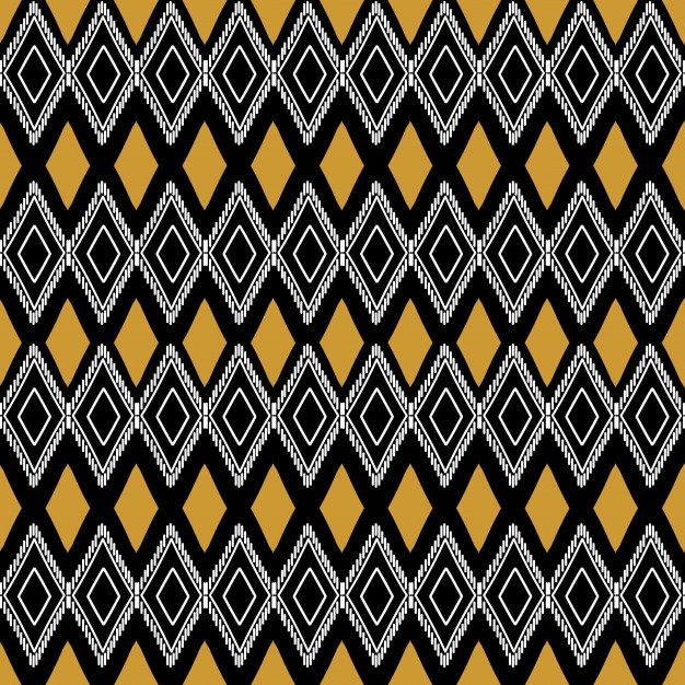 手绘部落民族风无缝模式图案装饰花纹底纹