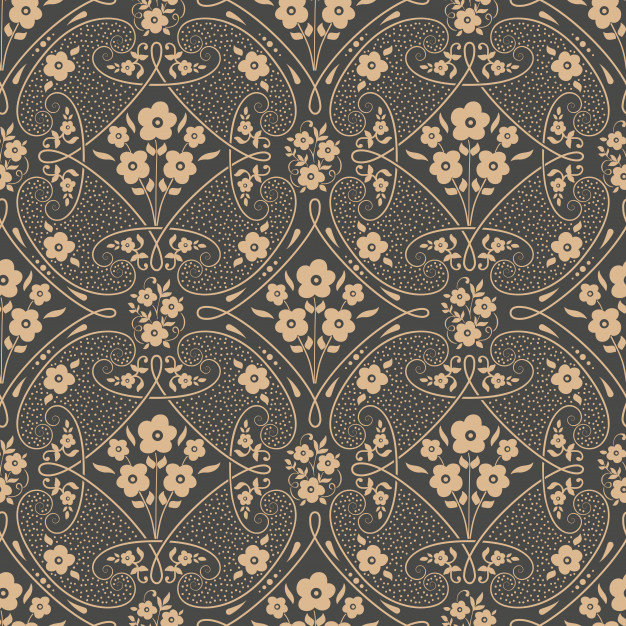 古典华丽欧式复古无缝平铺花纹底纹