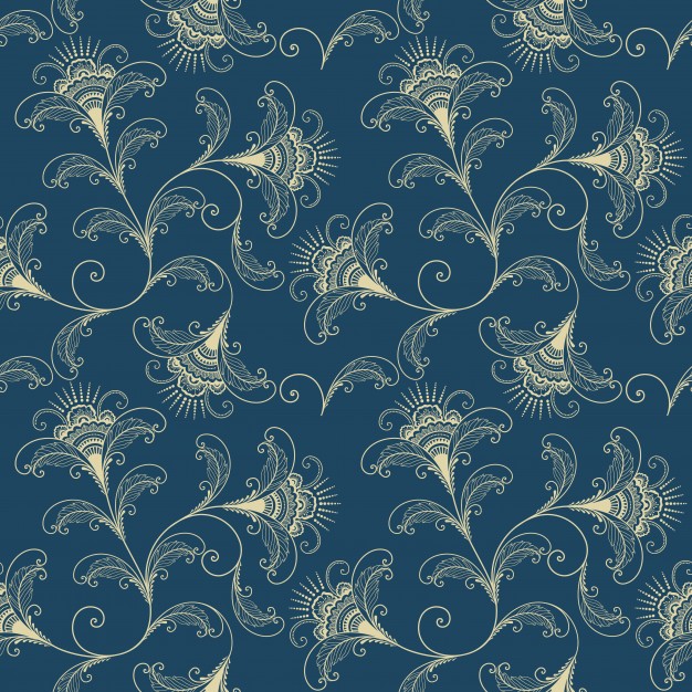 古典华丽欧式复古无缝平铺花纹底纹