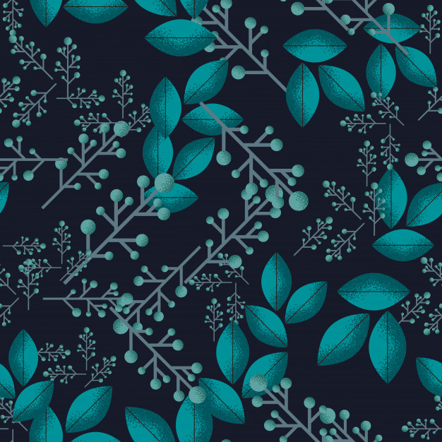 植物无缝花纹平铺图案背景