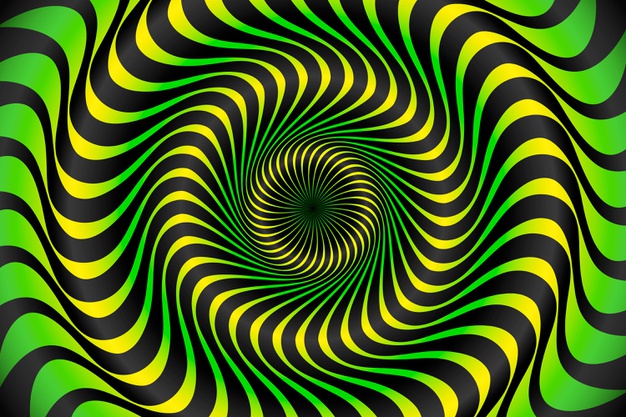 迷幻视错觉扭曲几何线条抽象螺旋背景图案