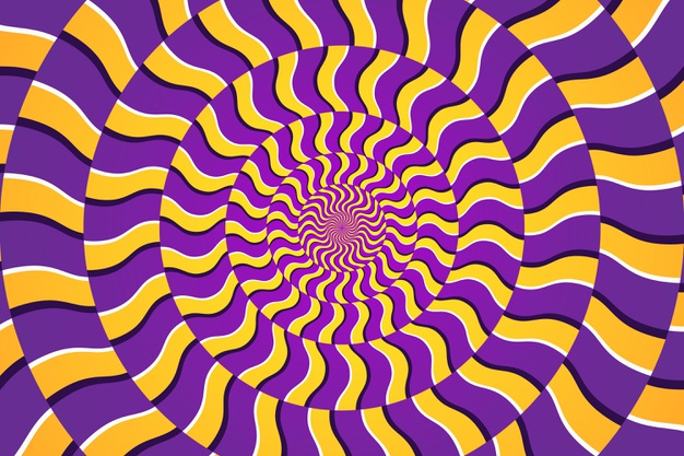 迷幻视错觉扭曲几何线条抽象螺旋背景图案