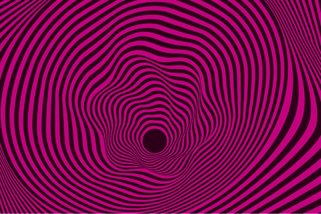 迷幻视错觉扭曲几何线条抽象螺旋背景图案