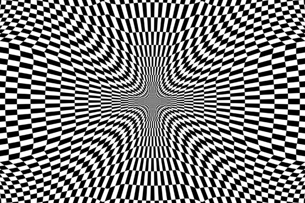 迷幻视错觉扭曲几何线条抽象螺旋背景图案