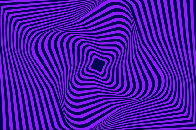 迷幻视错觉扭曲几何线条抽象螺旋背景图案