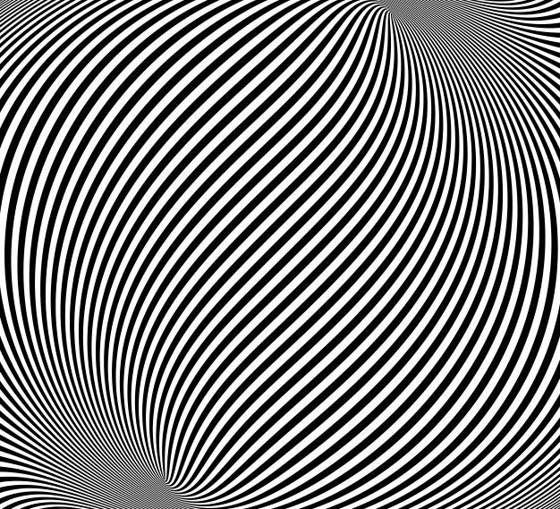 迷幻视错觉扭曲几何线条抽象螺旋背景图案