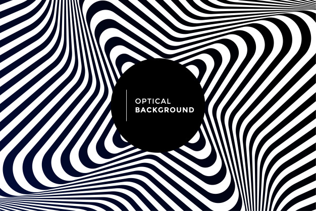 迷幻视错觉扭曲几何线条抽象螺旋背景图案