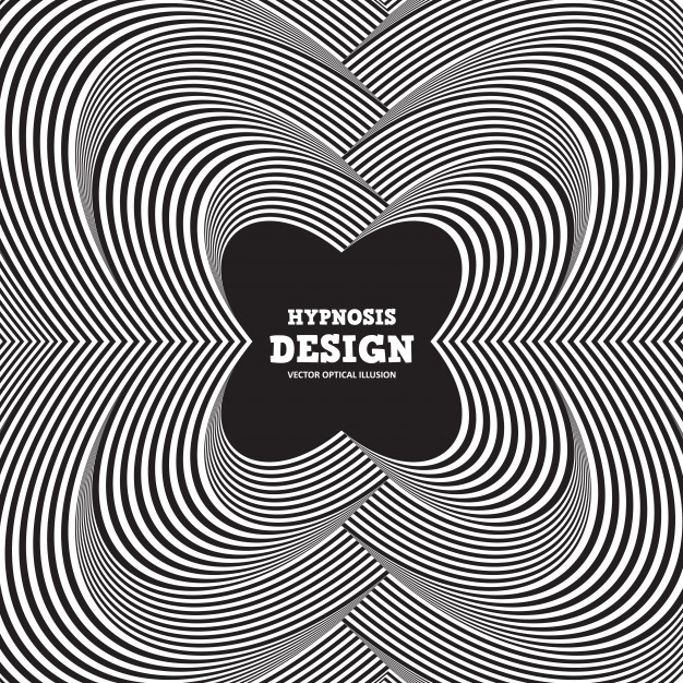 迷幻视错觉扭曲几何线条抽象螺旋背景图案