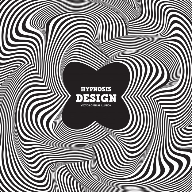 迷幻视错觉扭曲几何线条抽象螺旋背景图案