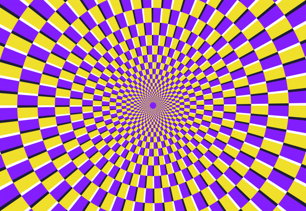 迷幻视错觉扭曲几何线条抽象螺旋背景图案