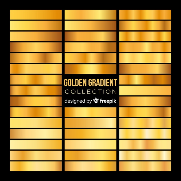 金色金属质感渐变配色纹理肌理合集