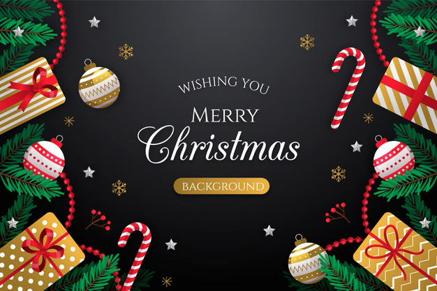 圣诞节写实背景