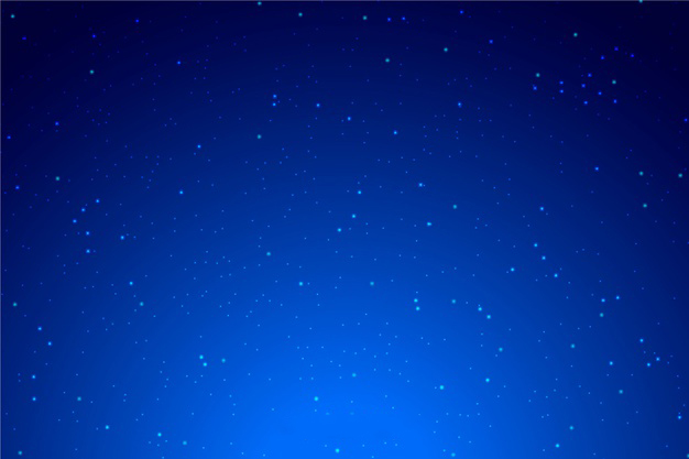 夜晚星空风景场景渐变插画背景