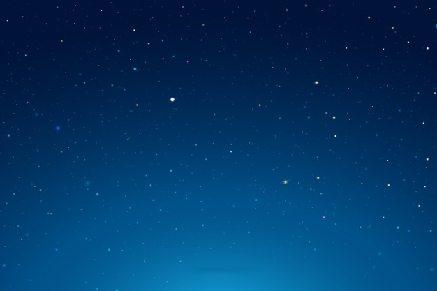 夜晚星空风景场景渐变插画背景