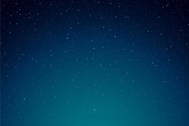 夜晚星空风景场景渐变插画背景