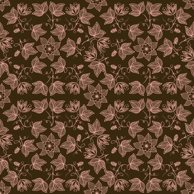 花朵花卉无缝花纹背景