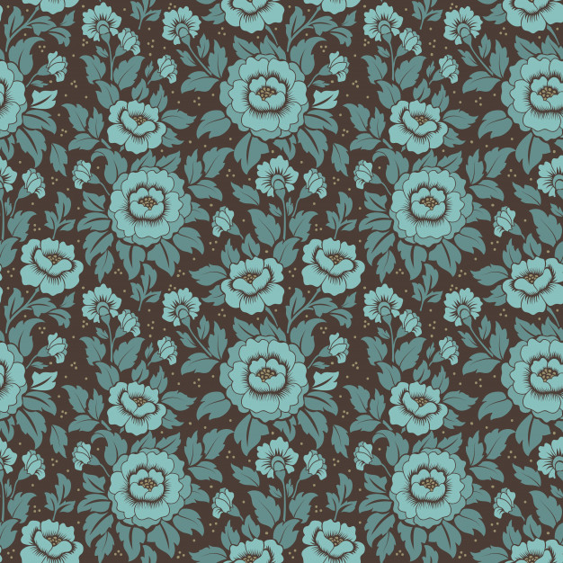 花朵花卉无缝花纹背景