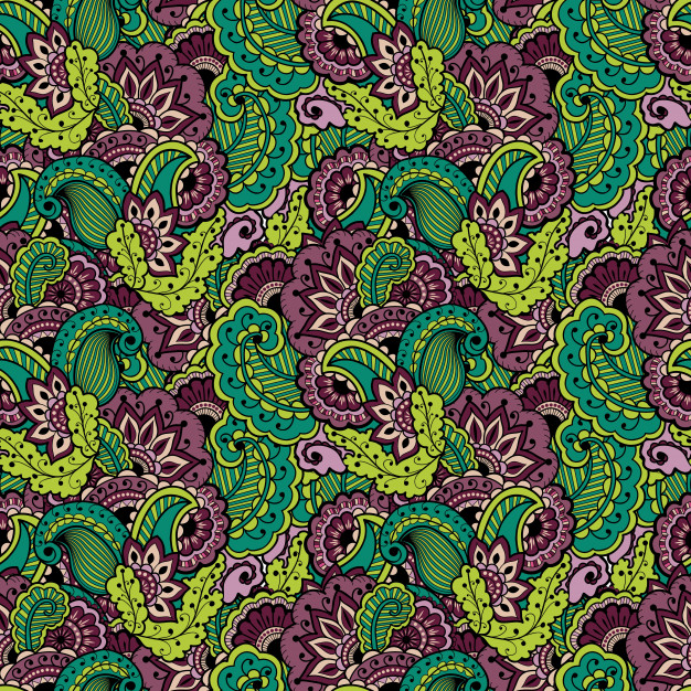 花朵花卉无缝花纹背景