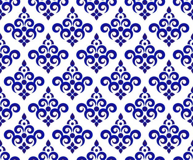 青花瓷风格花纹