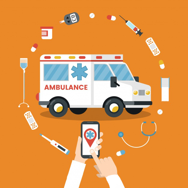 救护车插画