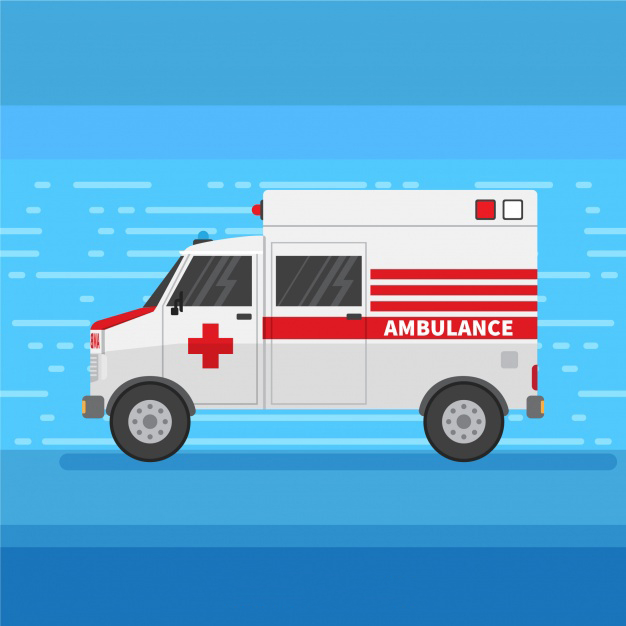 救护车插画