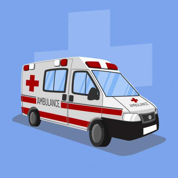 救护车插画
