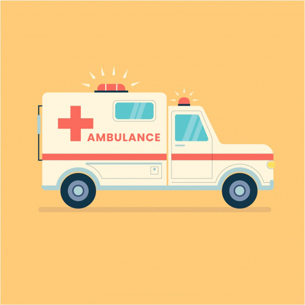 救护车插画