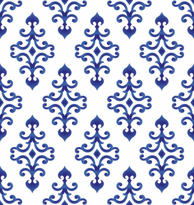 青花瓷风格花纹